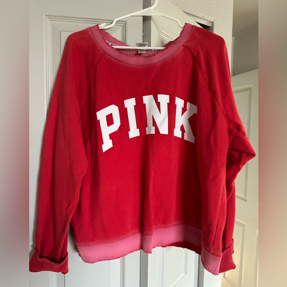 Red PINK Sweatshirt